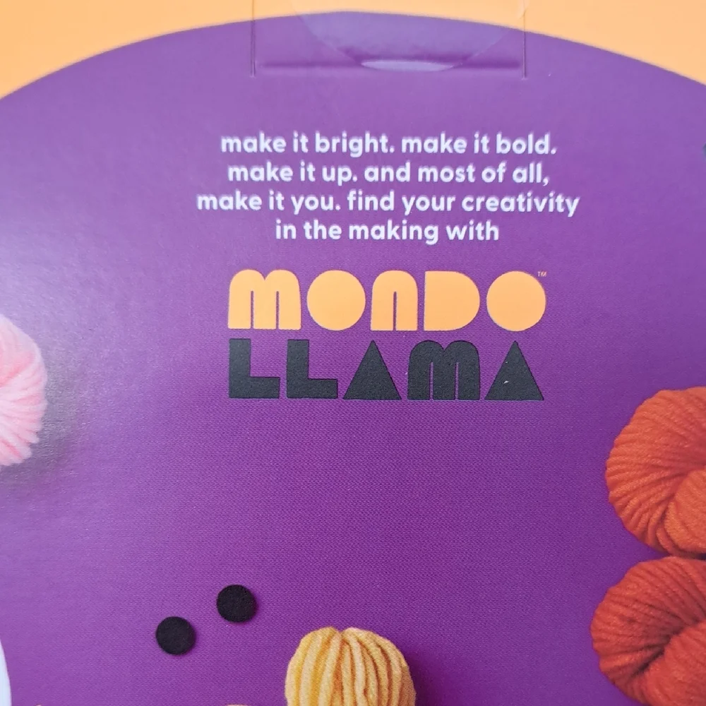 Mondo Llama DIY Ghost Garland Kit - Orange, Pink, White